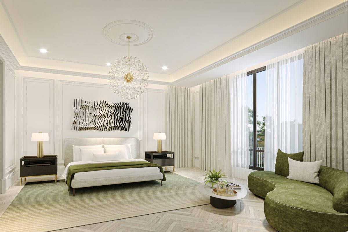 open floor plan rumah mewah